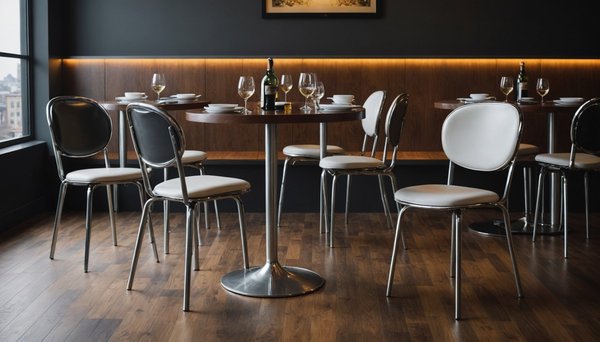 Chaise restaurant en métal élégant : un choix raffiné et moderne