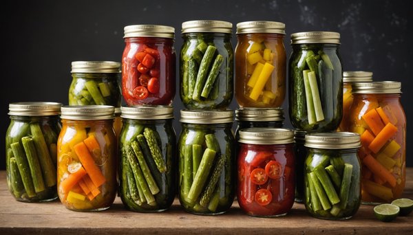 Recettes incontournables d'achards de légumes réunionnais en pot